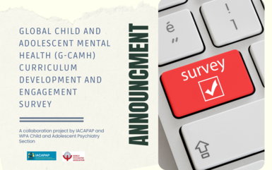 Announcement |G-CAMH Curriculum Development and Engagement Survey Announcement |G-CAMH Curriculum Development and Engagement Survey