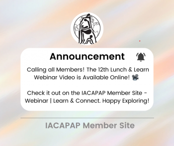 Announcement - The 12th IACAPAP Lunch &amp; Learn Webinar Recording is now online