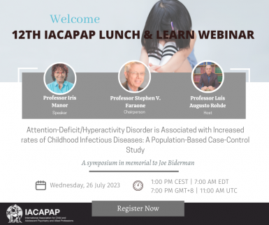 12th IACAPAP Lunch & Learn Webinar