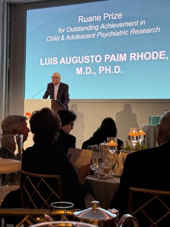 IACAPAP President Awarded the Ruane Prize for Outstanding Achievement in Child and Adolescent Psychiatric Research
