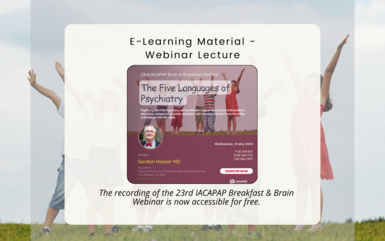 Announcement | The recording of the 23rd IACAPAP Breakfast & Brain Webinar is now accessible for free Announcement | The recording of the 23rd IACAPAP Breakfast & Brain Webinar is now accessible for free