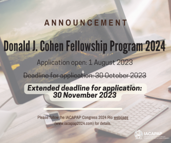 Donald J. Cohen Fellowship Program 2024 | Extended deadline for application!