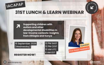 31st IACAPAP Lunch &amp; Learn Webinar