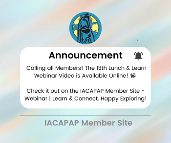 Announcement - The 13th IACAPAP Lunch &amp; Learn Webinar Recording is now online