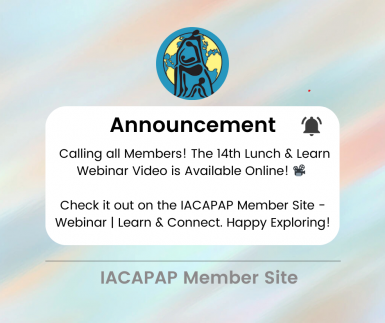 Announcement - The 14th IACAPAP Lunch &amp; Learn Webinar Recording is now online