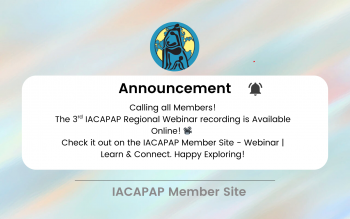 Announcement - The 3rd IACAPAP Regional Webinar Recording is now online.