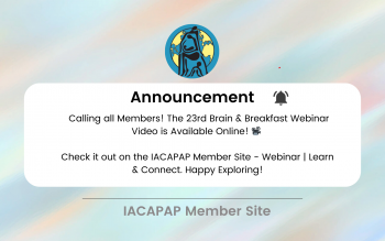 Announcement - The 23rd IACAPAP Brain &amp; Breakfast Webinar Recording is now online