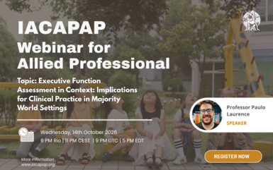 IACAPAP Webinar for Allied Professionals 2026 IACAPAP Webinar for Allied Professionals 2026