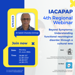 4th IACAPAP Regional Webinar