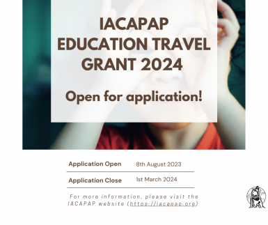 IACAPAP Education Travel Grant 2024 | Open for Application! [Updated 13 Nov 2023]