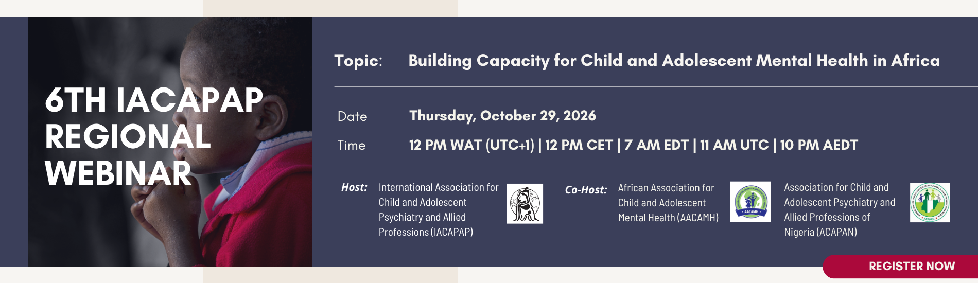 6th IACAPAP Regional Webinar